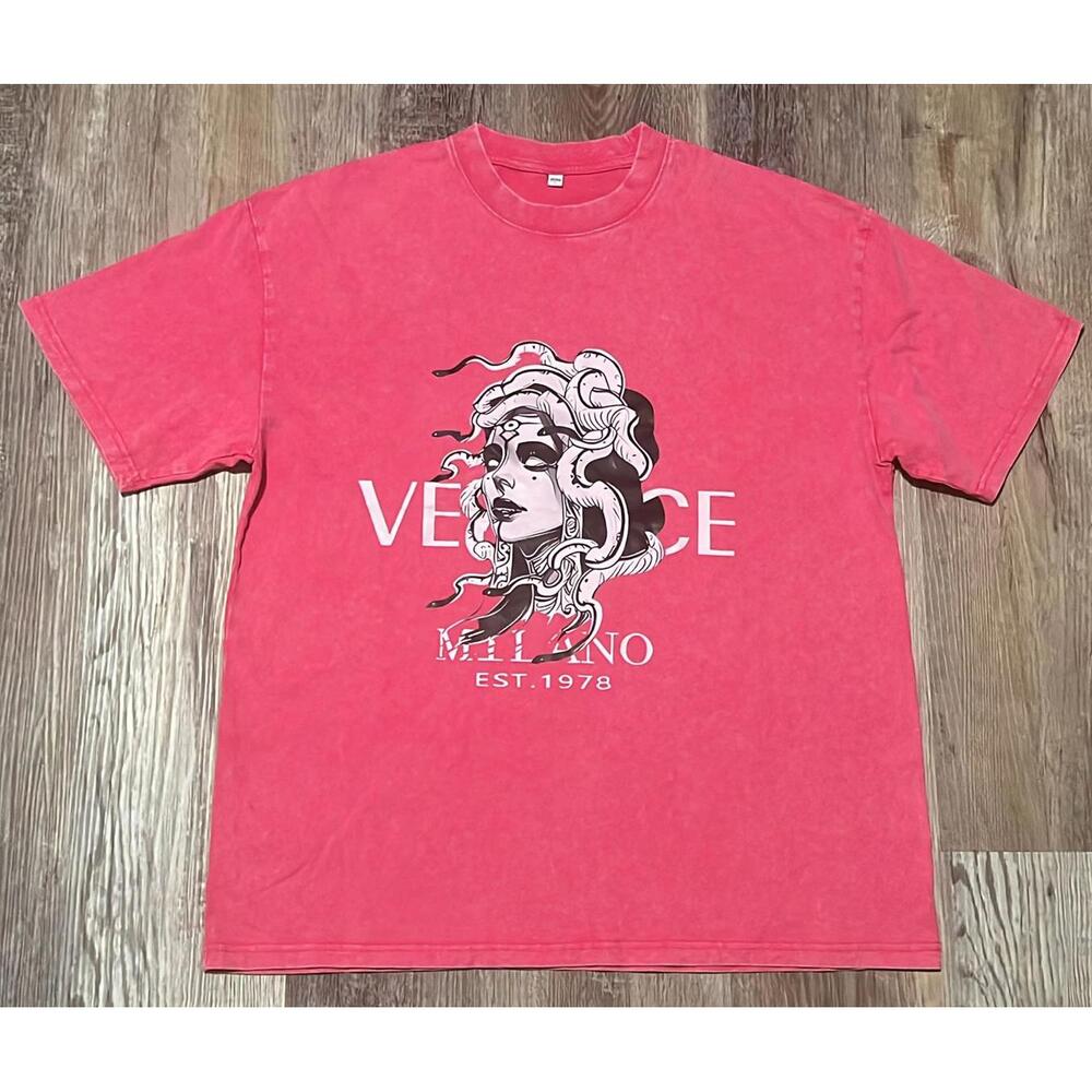 E#686-L-cotton 100%, super soft, super comfy, graphic tee